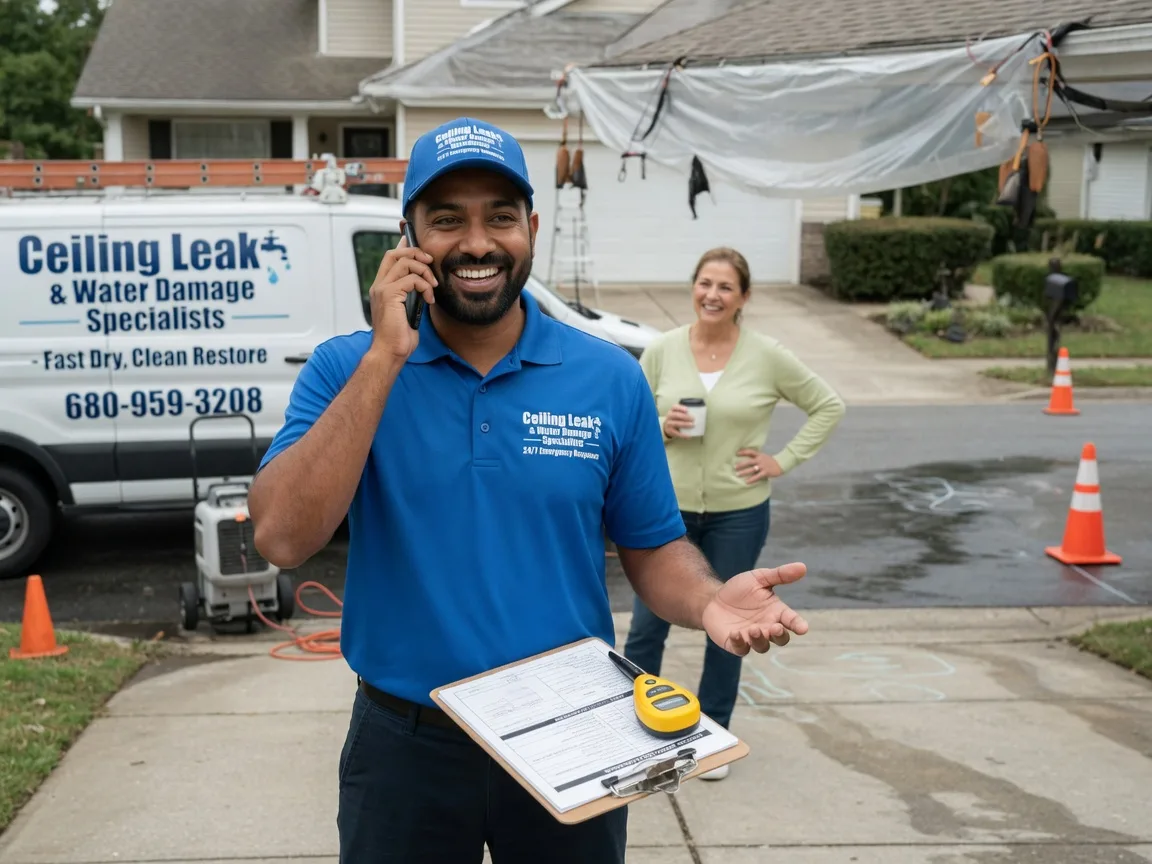 Ceiling Leak Cleanup Millersview, TX FAQs